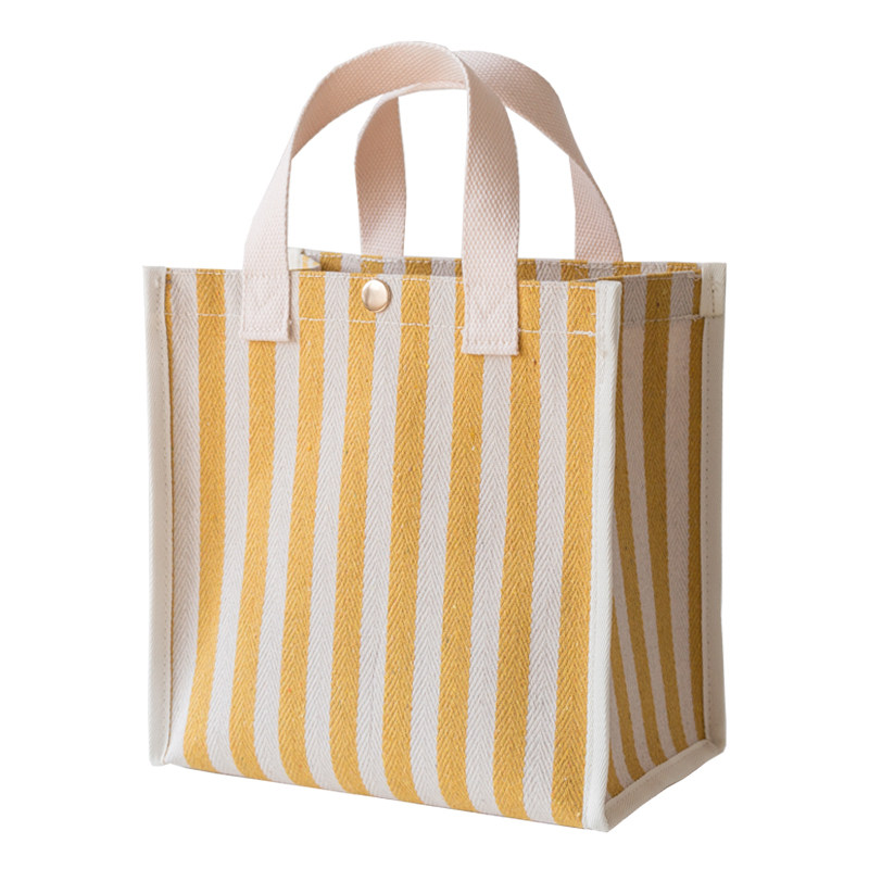 饭盒袋防水手提上班族简约日式带饭大号大容量妈咪手提帆布便当包,收纳整理,饭盒袋,淘宝优惠券,粉丝福利购,淘宝优惠卷