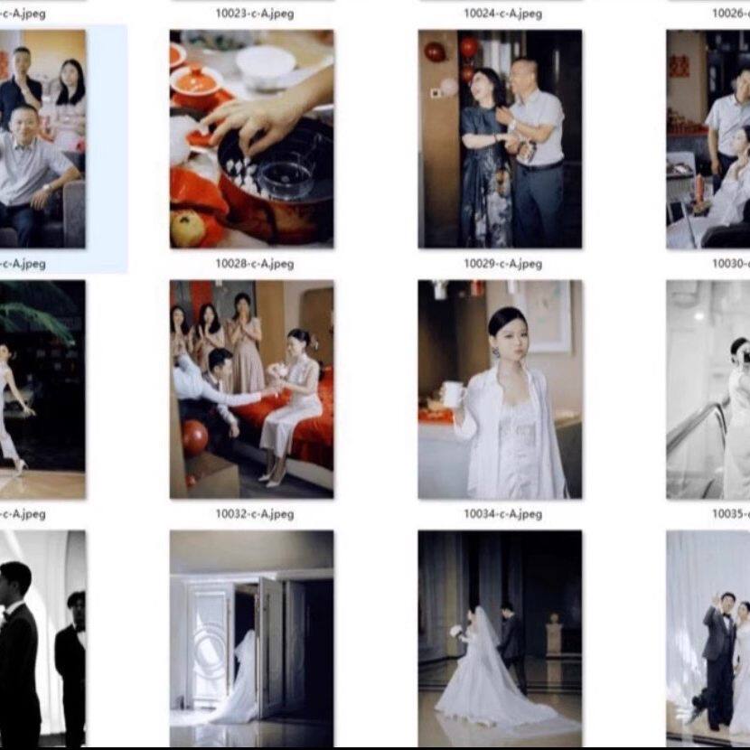 新2026年小众高品质婚礼跟拍样片 200套 93G