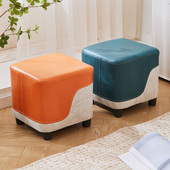 凳子小圆凳板凳家用儿童客厅茶几矮凳沙发凳换鞋 凳门口皮墩凳方凳