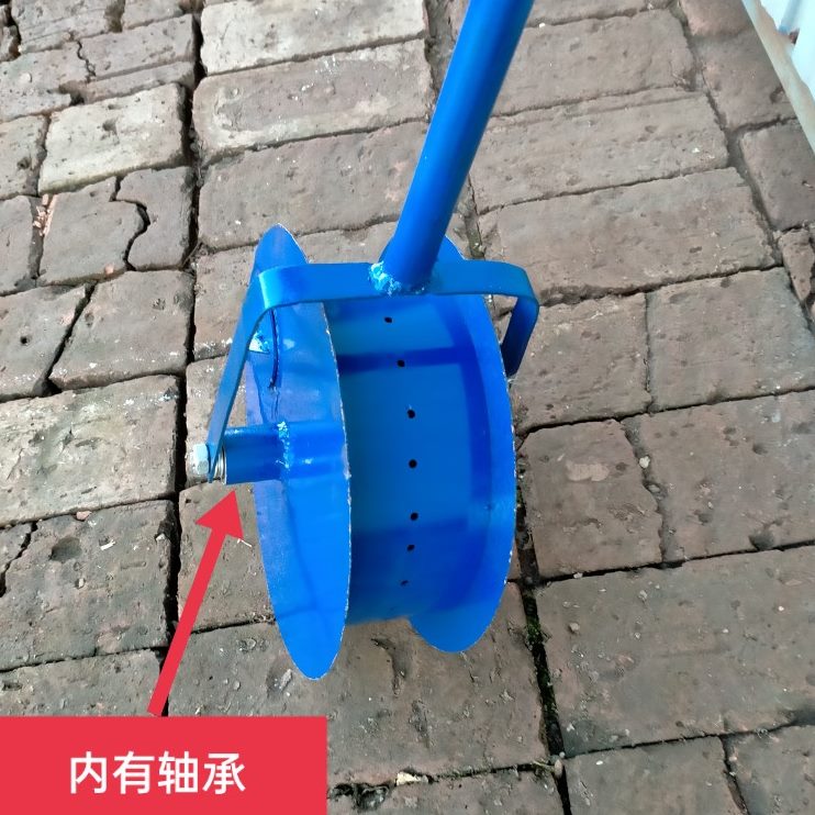 石灰粉双轮工地标多功能白画道路撒工具灰施基建器划线公路线机撒