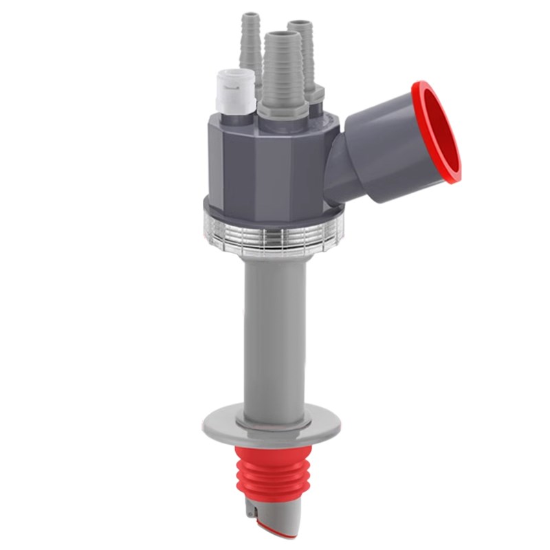阳台洗衣机柜加长下水三通加高地漏接头烘干机扫地机排水管道四通