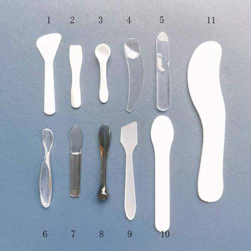 2025新款20个面霜勺眼霜挖取勺 面膜小棒挑棒小勺导入棒DIY粉膏勺