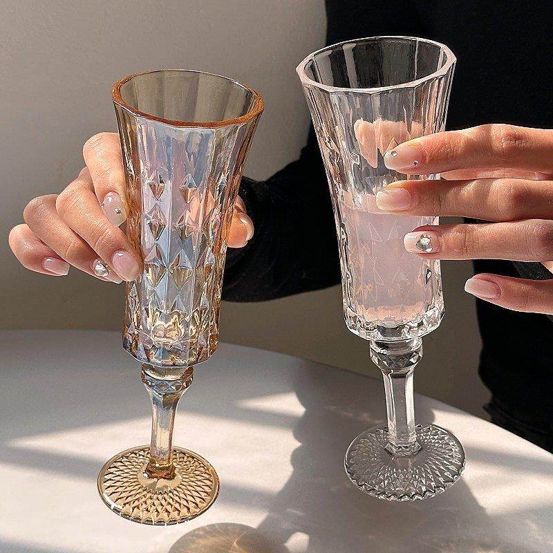 面膜碗勺子套装小众ins法式浮雕高脚杯复古香槟杯高颜值家用女红,餐饮具,甜酒/香槟杯,淘宝优惠券,粉丝福利购,淘宝优惠卷