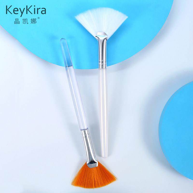 2025新款皮肤管理扇形果酸面膜刷软毛DIY自制优质涂抹工具美容院