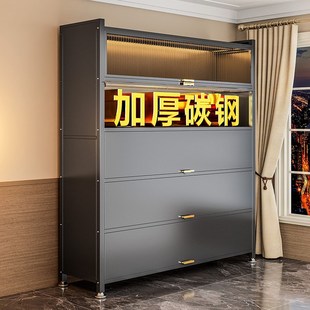 家用收纳柜户外阳台防晒置物柜子卧室简易衣柜厨房防尘储物柜书柜
