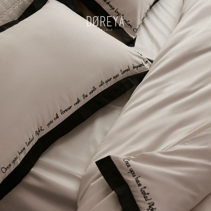 DOREYA朵芮雅阿克苏长绒棉四件套床单被罩被套床上用品