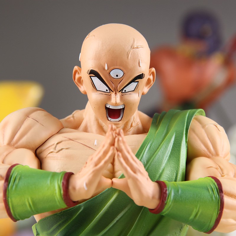 七龙珠CS气功炮天津饭战斗起手式动漫周边手办雕像GK模型摆件礼物