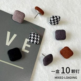 饰 图钉工字钉毛毡板软木板扎照片墙钉留言板钉子大头针按钉装