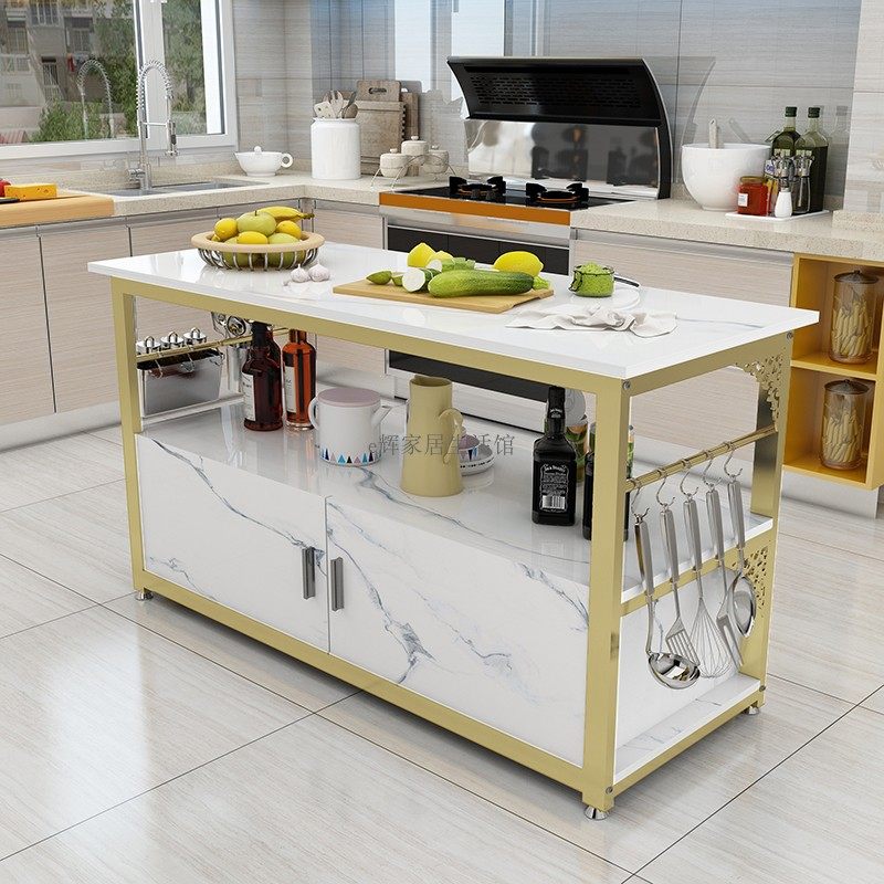 厨房切菜桌简约操作台多功能置物架家用微波炉收纳碗柜落地多层,厨房/烹饪用具,厨房置物架/置物柜/角架,淘宝优惠券,粉丝福利购,淘宝优惠卷