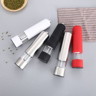 粉研磨器西餐磨花椒不锈钢牛扒瓶研磨磨家用调味罐电动手动胡椒厅