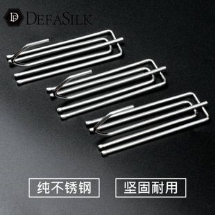 四挂勾叉钩窗帘布布带加粗环钩不锈钢四爪布钩挂叉轨道钩子配件钩