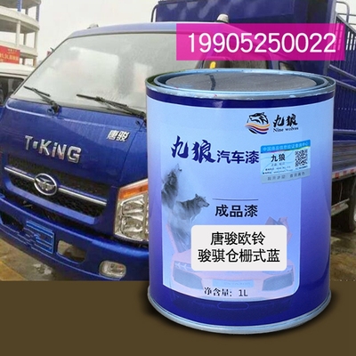 九狼货车漆唐改骏欧色铃金利卡蓝色栏板白银骏骐仓栅式红色栏板白