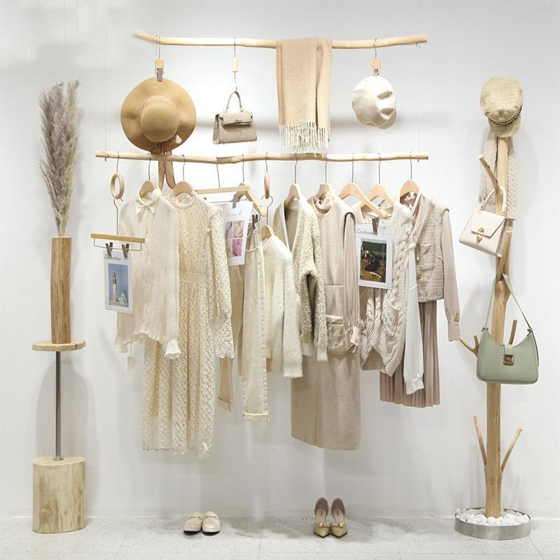 服装店展示BWX架树枝吊服女装店货架装吊架悬挂架吊环简约架衣服