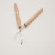 loom 实木弯针wooden knitting hook