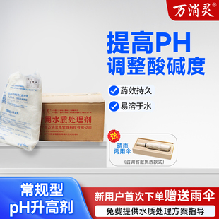 万消灵泳池常规PH升高剂酸碱值调节剂PH调节剂泳池水处理药剂
