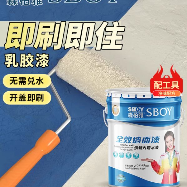 内墙乳胶漆室内家用环保墙面修复自刷翻新修补彩色油漆大白涂料