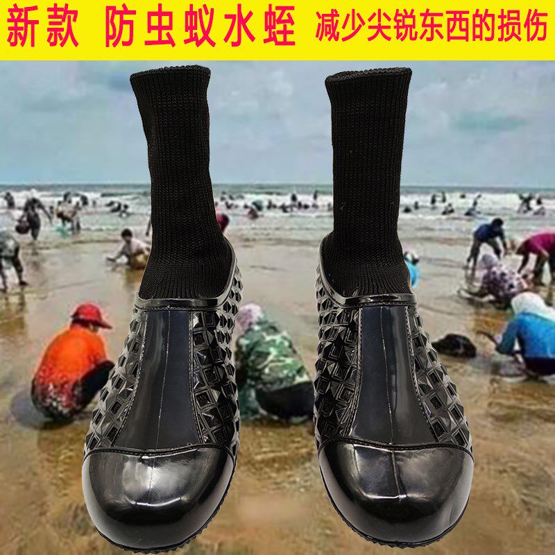 下田插秧中高筒放水鞋泥巴地干农活收割下水M采摘挖藕鞋男女泥鞋