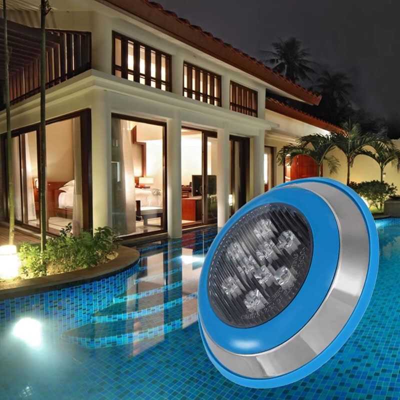 LED水底灯七彩照明游泳池灯低压水下明装壁挂射灯防水鱼池景观灯,家装灯饰光源,水下灯,淘宝优惠券,粉丝福利购,淘宝优惠卷