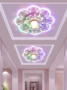 客厅走廊灯过道灯玄关灯ledz筒灯简约现代网红入户灯门厅灯阳台灯