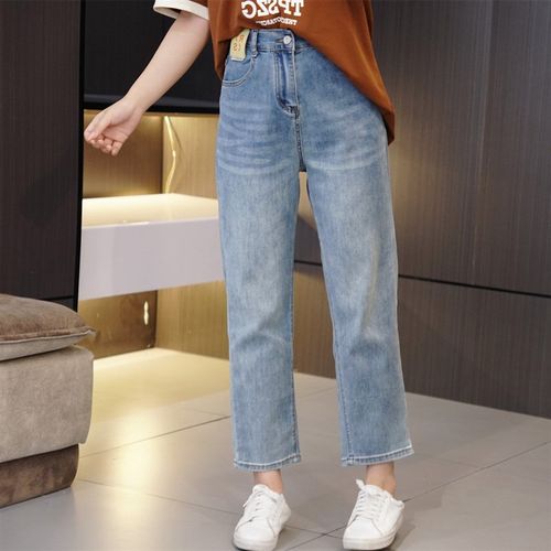 夏季薄款高腰显瘦大码小直筒哈伦裤 100-200斤胖mm百搭弹力哈伦裤