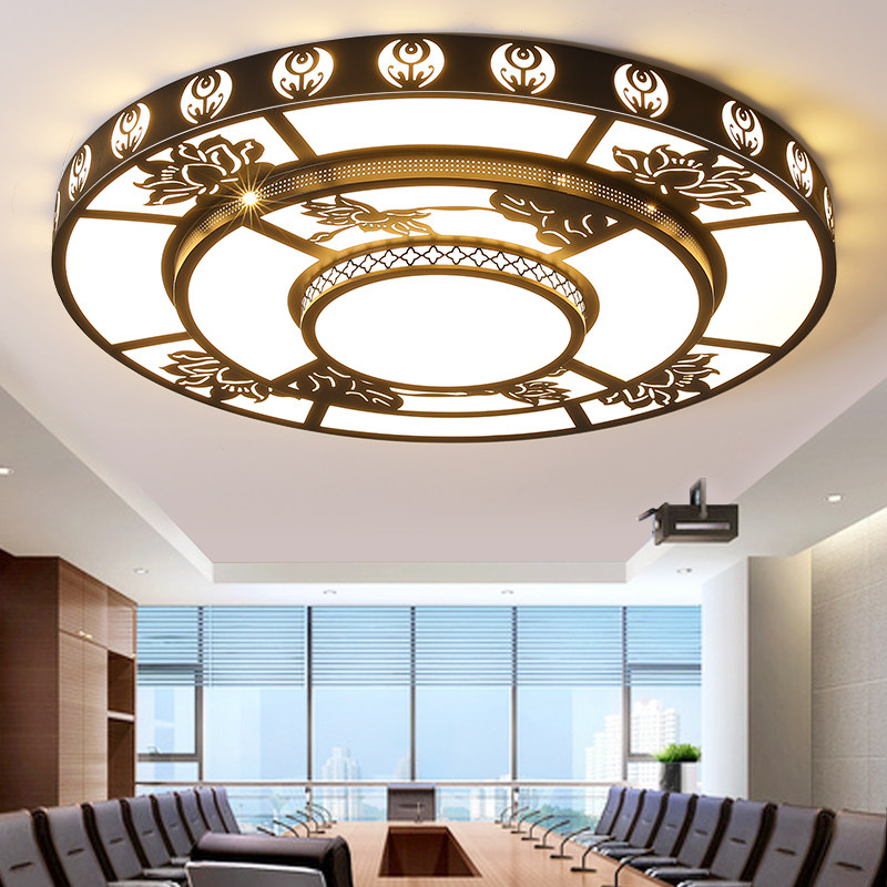 LED客厅大灯新款主灯简约现代大气圆形灯具大尺寸1.5米吸顶灯黑框,家装灯饰光源,客厅吸顶灯,淘宝优惠券,粉丝福利购,淘宝优惠卷