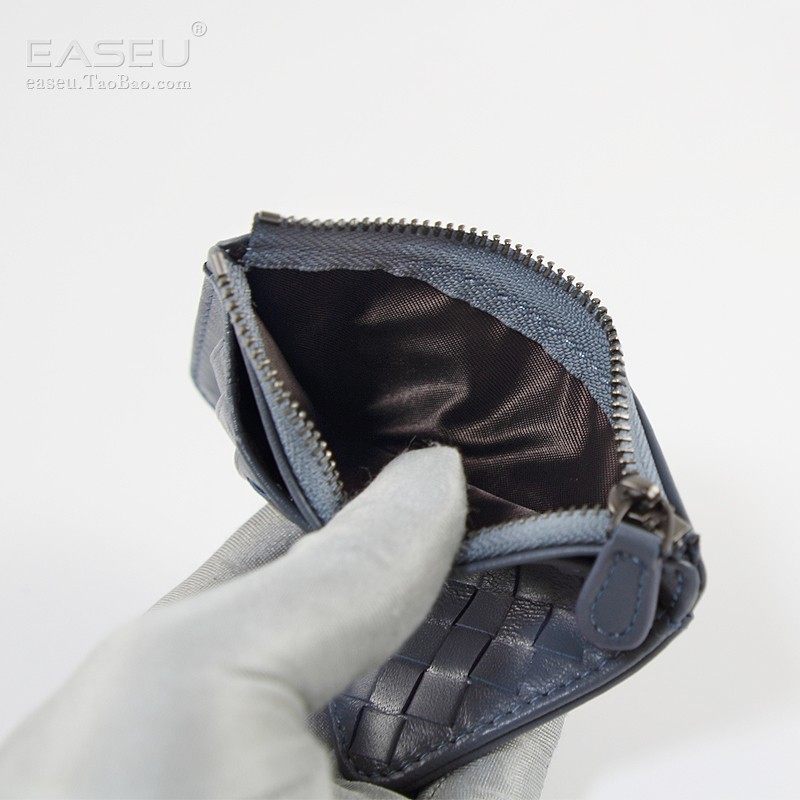 简约日韩真皮羊皮编织男女卡包潮超薄小巧零钱包一体女式个性卡套