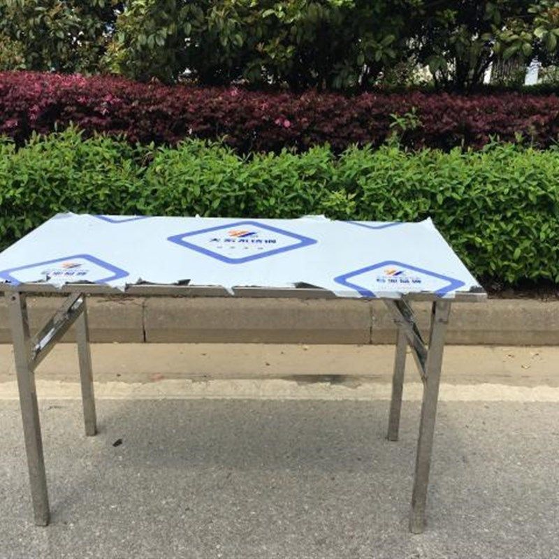 不锈钢折叠桌简易小桌子家用桌子C厨房阳台客厅婚宴流动餐桌案板