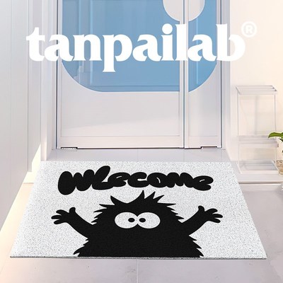 摊牌 入户门地垫现代简约可裁剪C蹭脚垫门口丝圈耐脏防滑除尘垫子