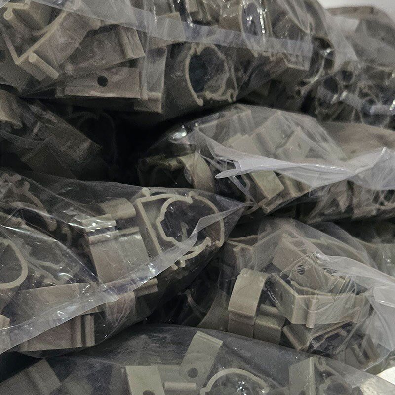 灰色带扣PPR管卡20 25 32 40 50 63卡扣U型固定座穿线卡子水管夹
