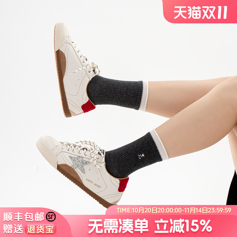 休闲日常百搭时尚简约星星鞋子