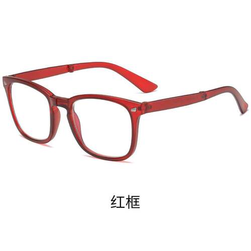 跨境防蓝光折叠老花镜高档KY8082女士老人远视老花眼镜复古镜框女
