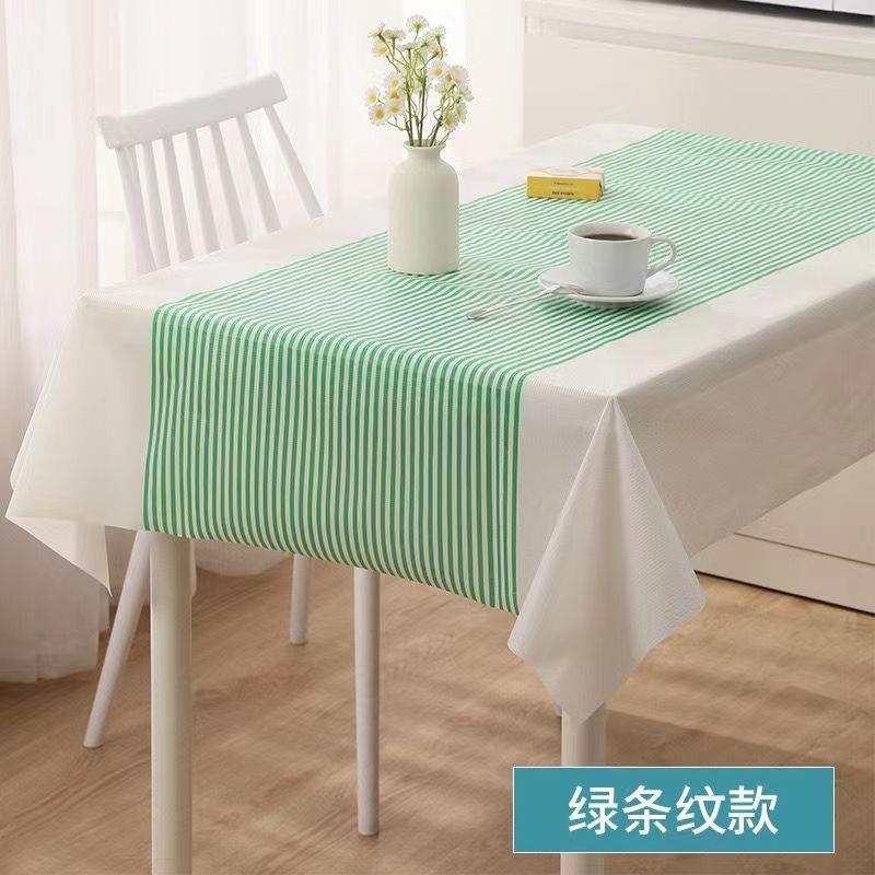 一次性加厚降解桌布餐厅家用婚宴野餐石头布一次性长方形桌布