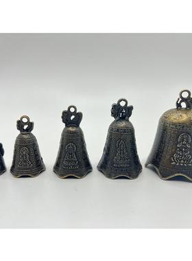 天使星星月亮龙风铃铛黄金编钟铃铛青铜编钟风铃铛配件工艺品