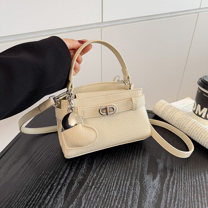 超火小包包女式2025新款小众设计手提铂金包高级感百搭单肩斜挎包