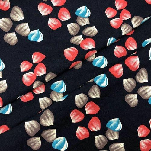 绵绸新款花朵印花面料30支人棉布男装衬衣女装连衣裙休闲服面料