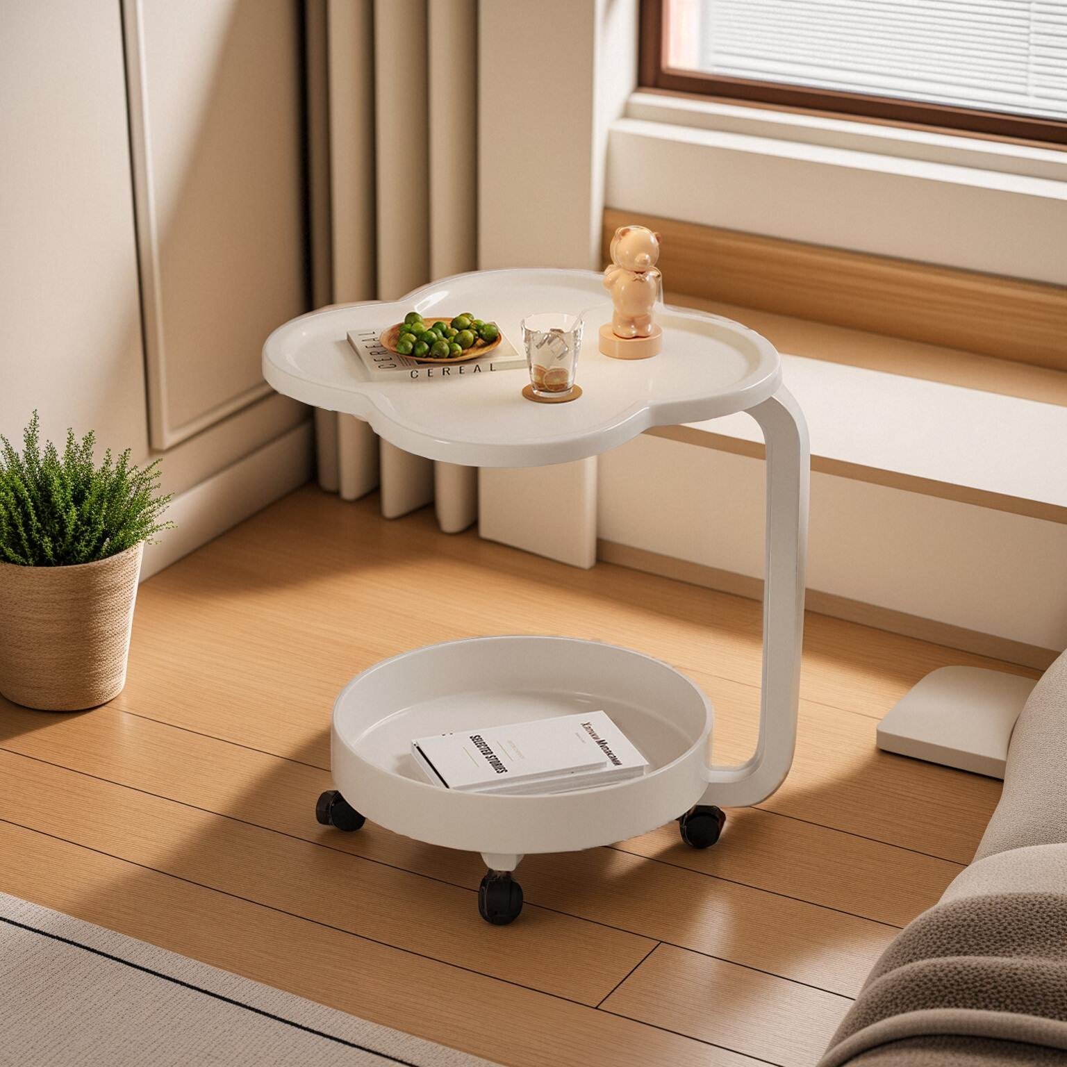 创意边几现代简约沙发边柜奶油风桌子客厅移动置物架网红小茶几,住宅家具,移动边几/推车,淘宝优惠券,粉丝福利购,淘宝优惠卷