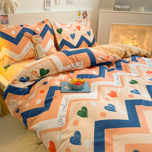 加厚纯棉被套单件学生被罩150x200x230双人秋冬全棉磨毛1.8米2.0m