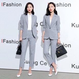高端西装套装女时尚气质女神范总裁白领经理职业装西服正装工作服