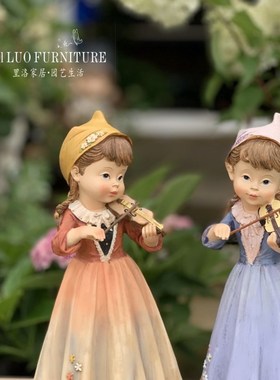 花园装饰 庭院 户外别墅院子摆件园艺装饰品创意人物雕塑桌面摆设