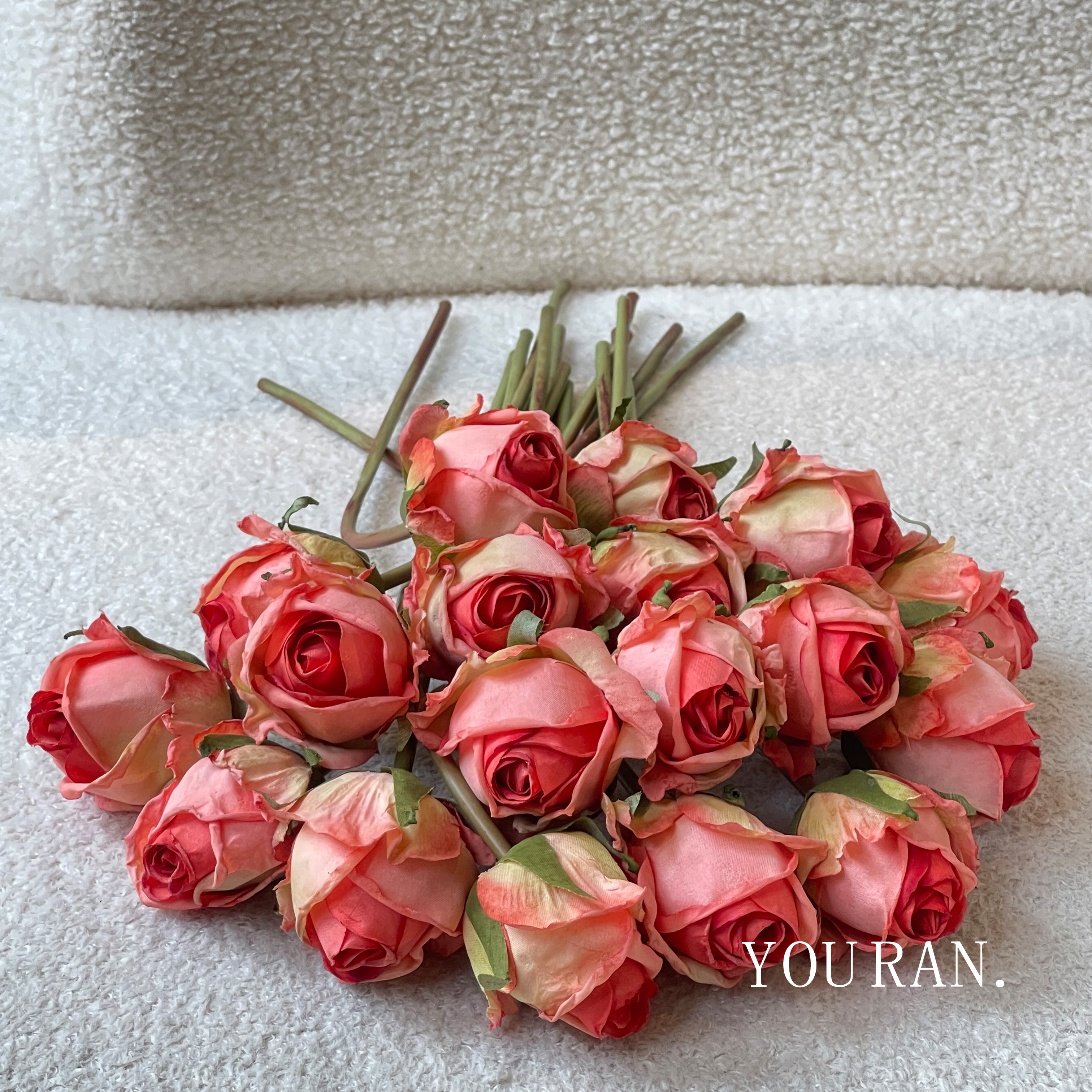 超温柔紫色系仿真花多色韩风