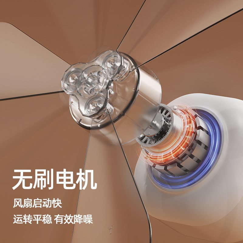 小吊扇学生宿舍床上电风扇usb小型静音桌面床头户外露营降温神器
