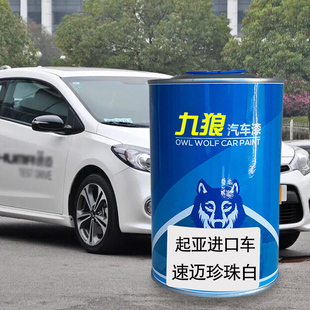九狼汽车漆起成品亚l漆原车漆补色4S店速迈珍珠白银色赛车红铂金