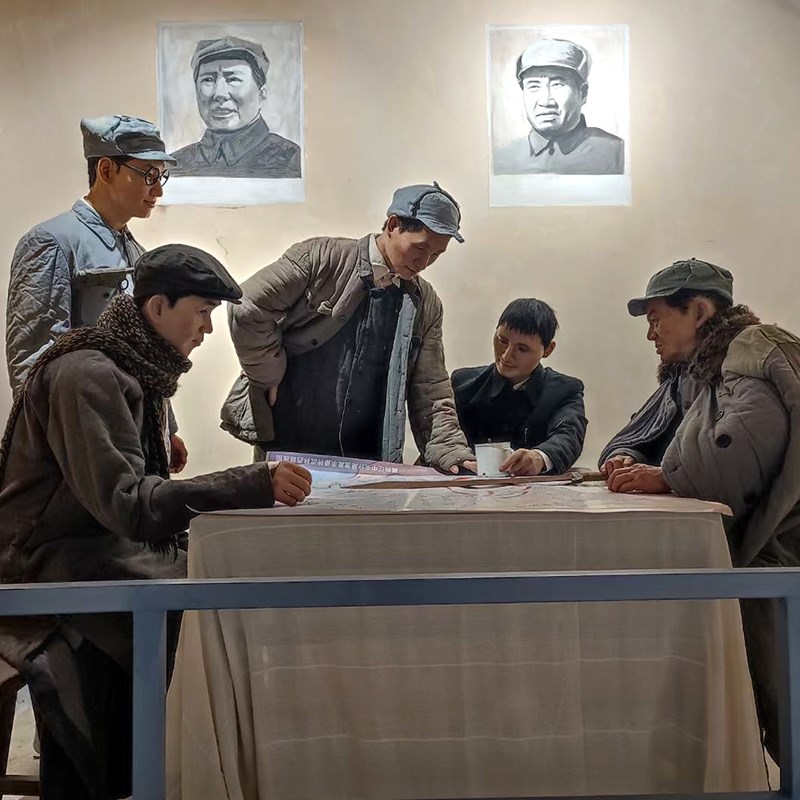 博物展览馆蜡像真人定制硅胶仿真人订制作民间名人物肖Z像场景雕