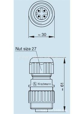 CA3LS连接器CA3LS电缆插头
