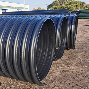 大口径钢带管 排水排污波纹管 hdpe钢带增强波纹管厂家 规格齐全