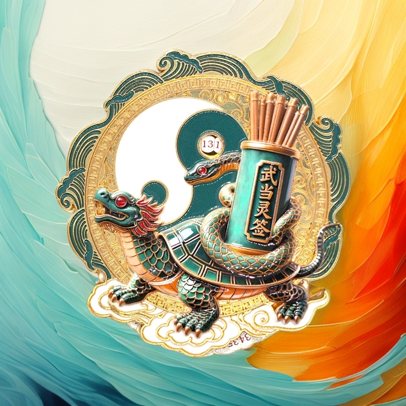 武当灵签AR冰箱贴解压解签