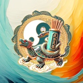 武当灵签AR冰箱贴文化创意磁贴解压解签玩法旅游纪念伴手礼