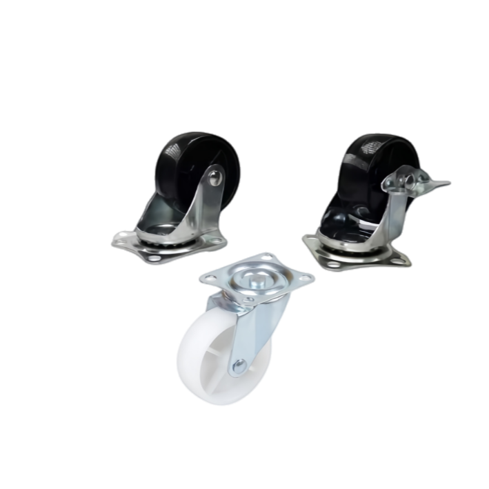 万向轮橡胶轻型尼龙脚轮CLGJ