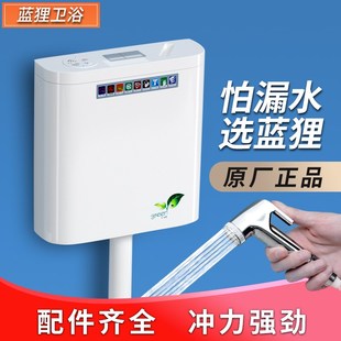 厕所便池冲水箱家D用卫生间水箱工程蹲厕马桶抽水 蹲坑加厚挂墙式