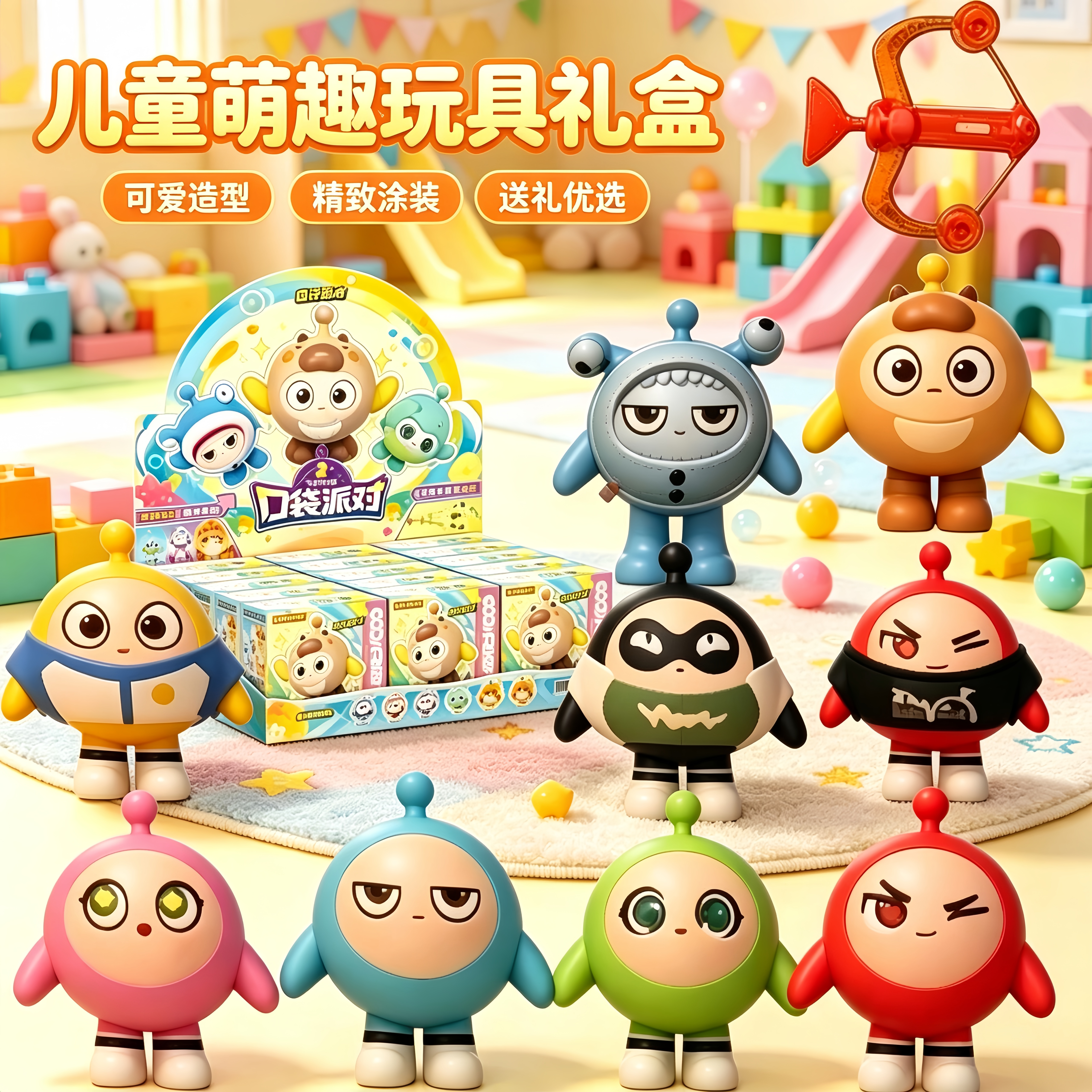奇妙积木蛋仔派对口袋盲盒
